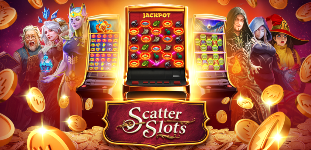 an image showing how to win slot scatter machine